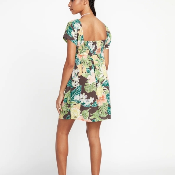 Volcom Excapism Mini Cut Out  Dress Slate Grey - Picture 4 of 16